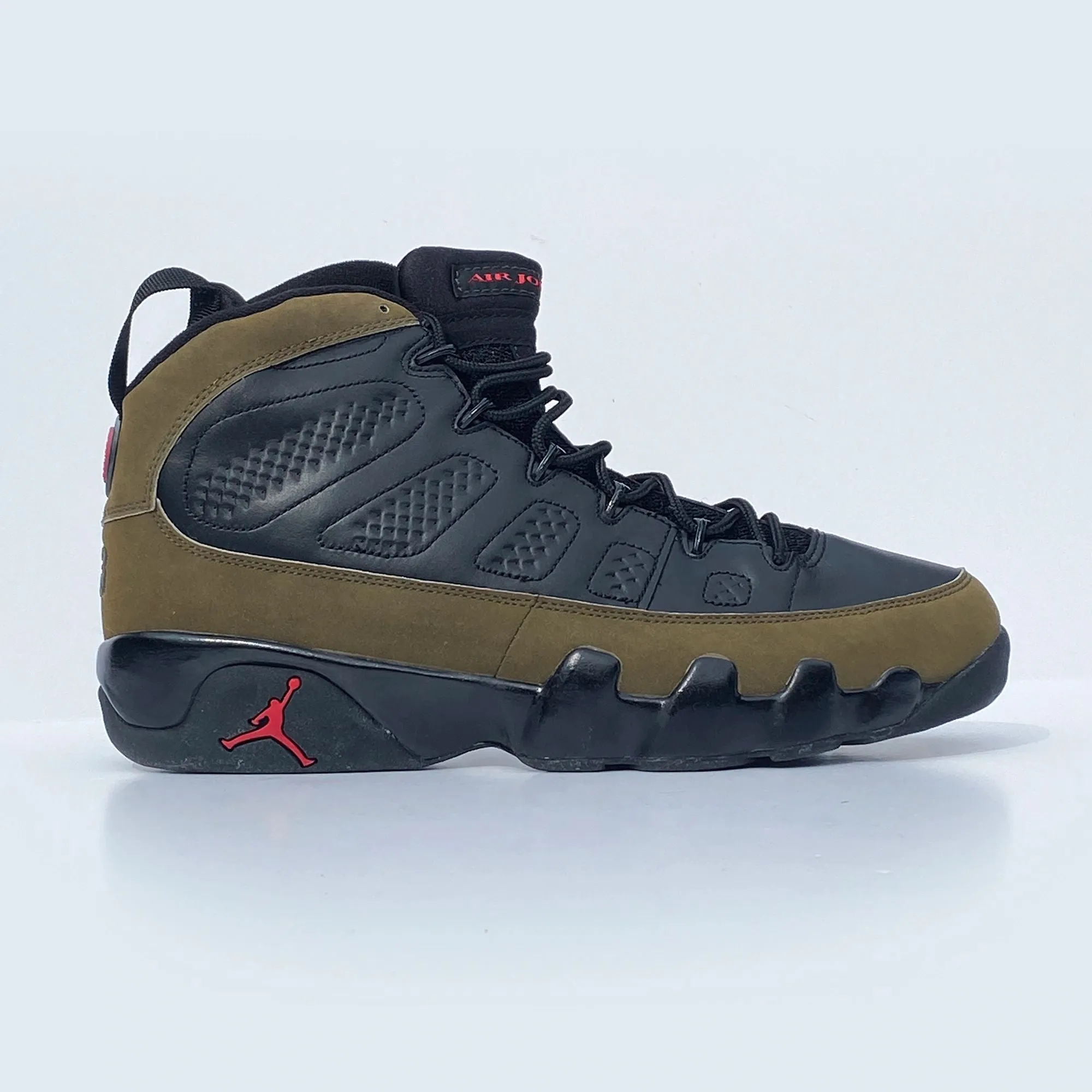 Nike Air Jordan 9 IX Olive 2001 Retro NEW Size 12 Sneakers Wash