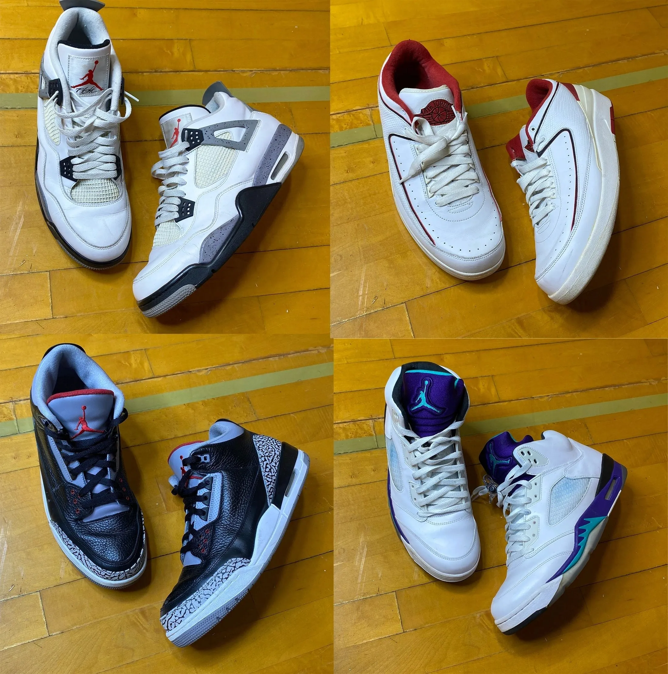 Wide Toe Box Walking Sneakers Nike Air Jordan Retro 1-13 Ready-To-Wear Collection Size 13