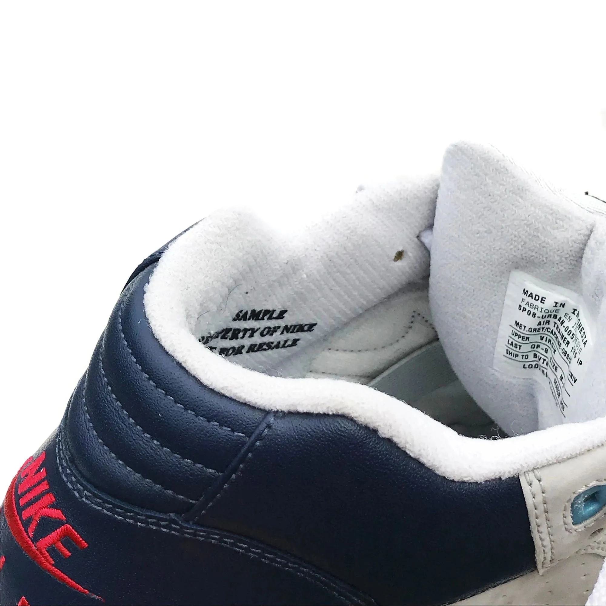 Rhinestones For Sneakers Nike Air Trainer 1 LE McEnroe / Bo Look See Sample Size 9