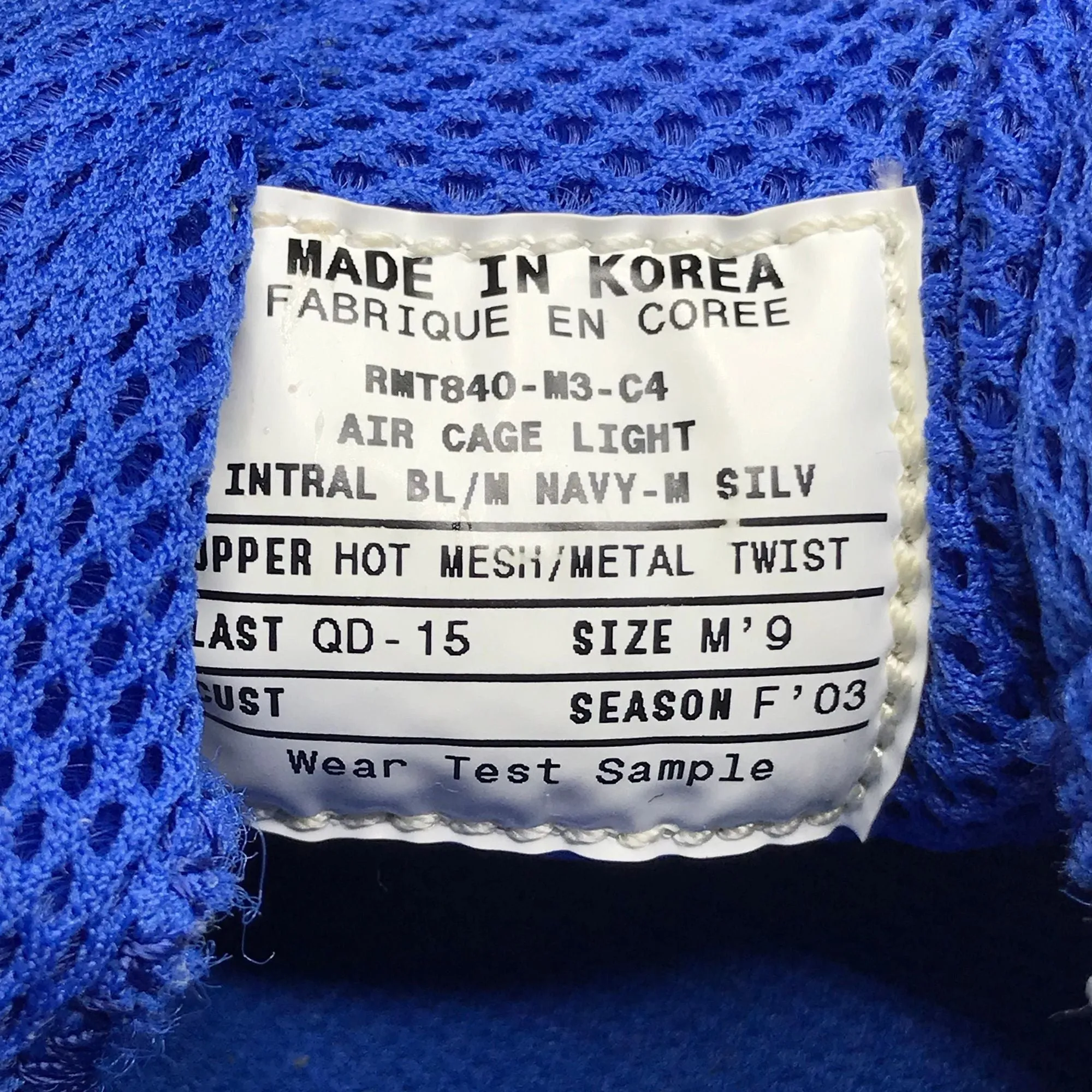 Nike Air Zoom Spiridon Caged 2003 Wear Test Sample Running Shoes Size 9 Otbt Sneakers