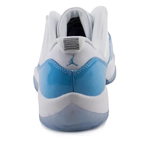 2019 Badminton Nike Mens Air Jordan 11 Retro Low White/University Blue Leather Size 11.5