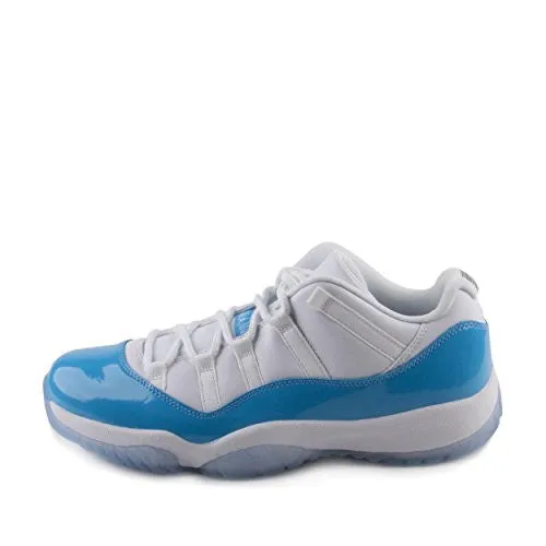 Nike Mens Air Jordan 11 Retro Low White/University Blue Leather Size 11.5 Badminton Shoes Sole