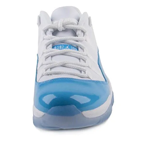 Nike Mens Air Jordan 11 Retro Low White/University Blue Leather Size 11.5 Shuttle Badminton Shoes Online