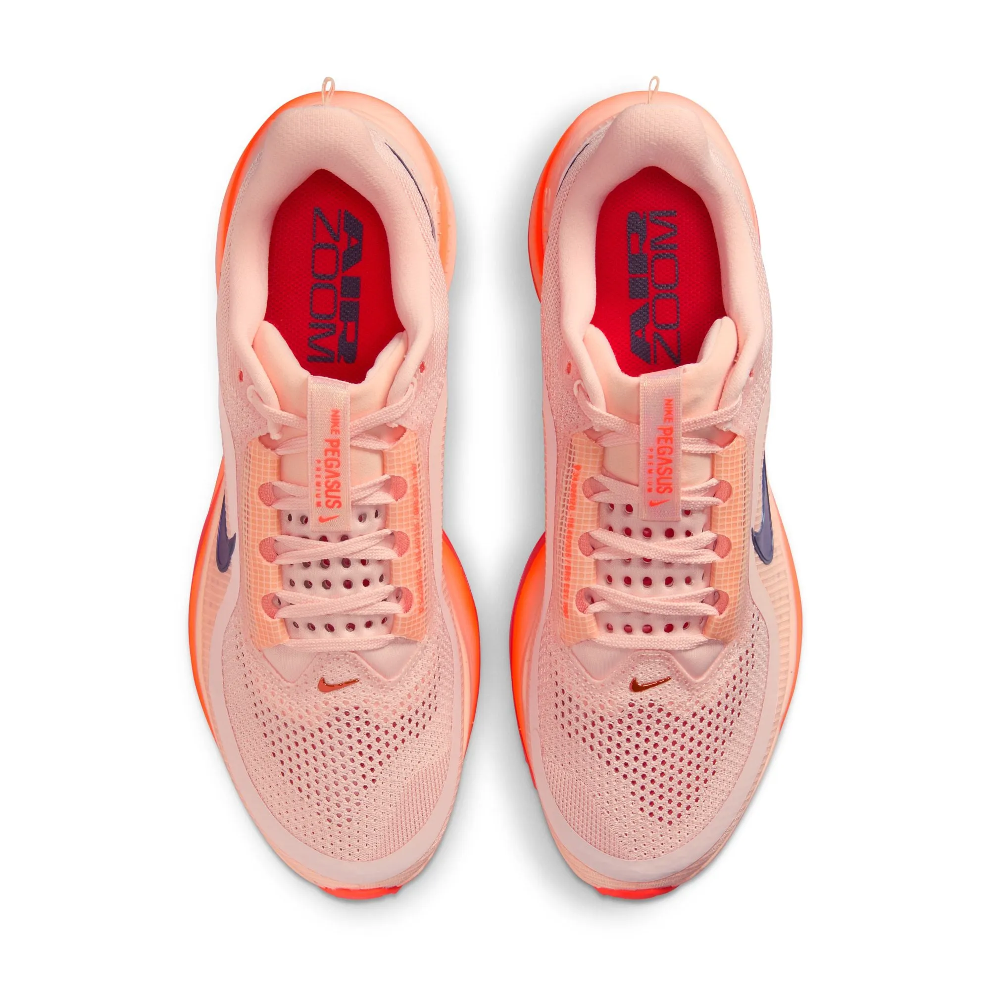 Nike Pegasus Premium Men's - Washed Coral/Gridiron-Hyper Orange Running Shoes For Calf Pain