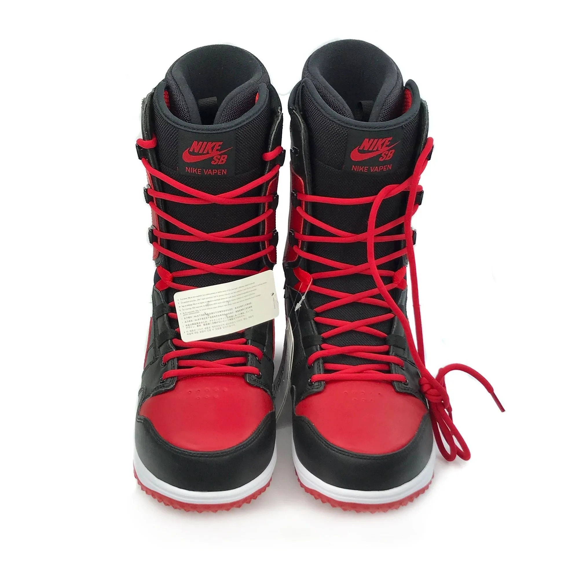 Nike Vapen SB BRED Snowboarding Boots Shoes NEW Sample Size 9.5 Balenciaga Sneakers