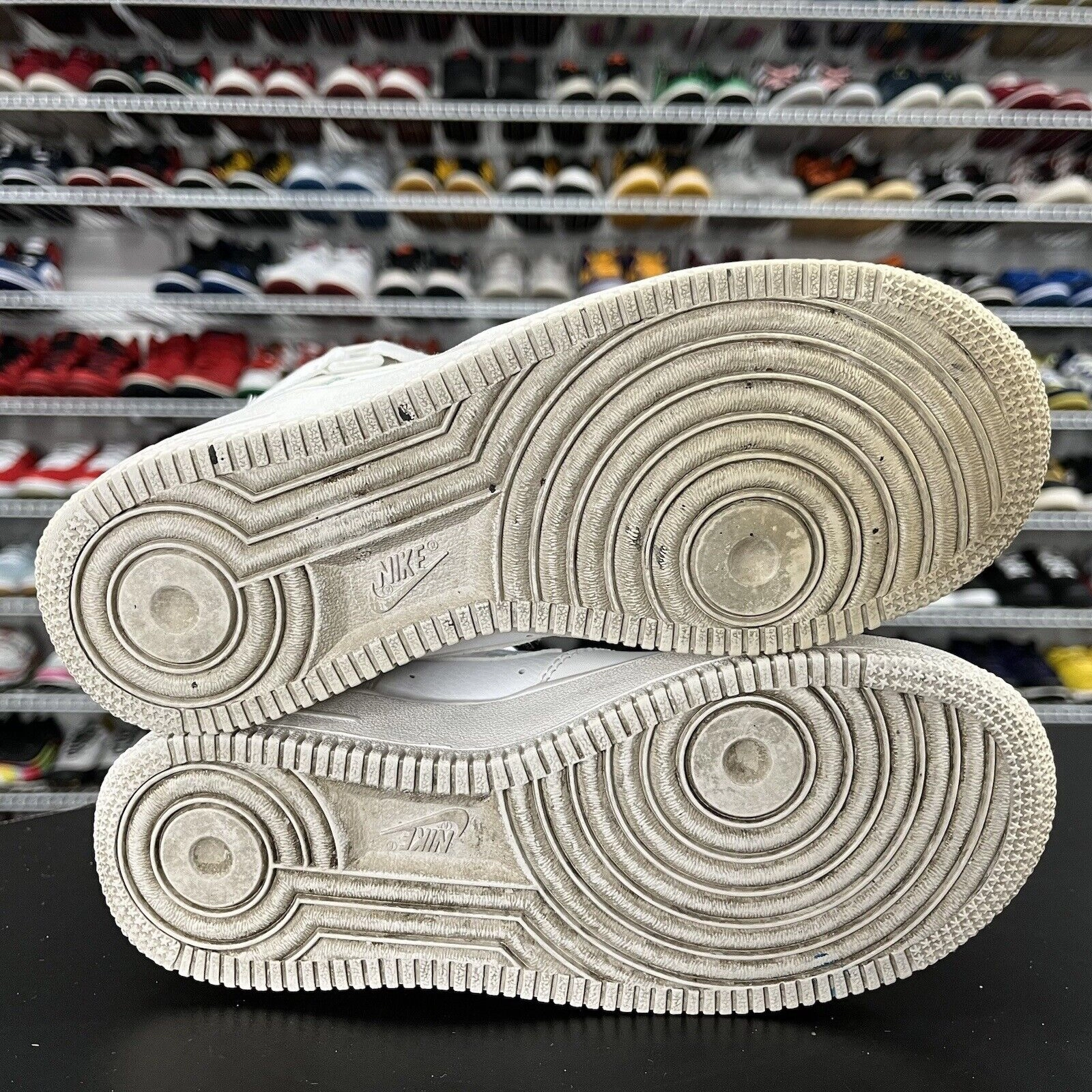 Nike Air Force 1 07 High Triple White GS Shoes 653998-100 Youth Size 4.5Y All Nike Presto Shoes