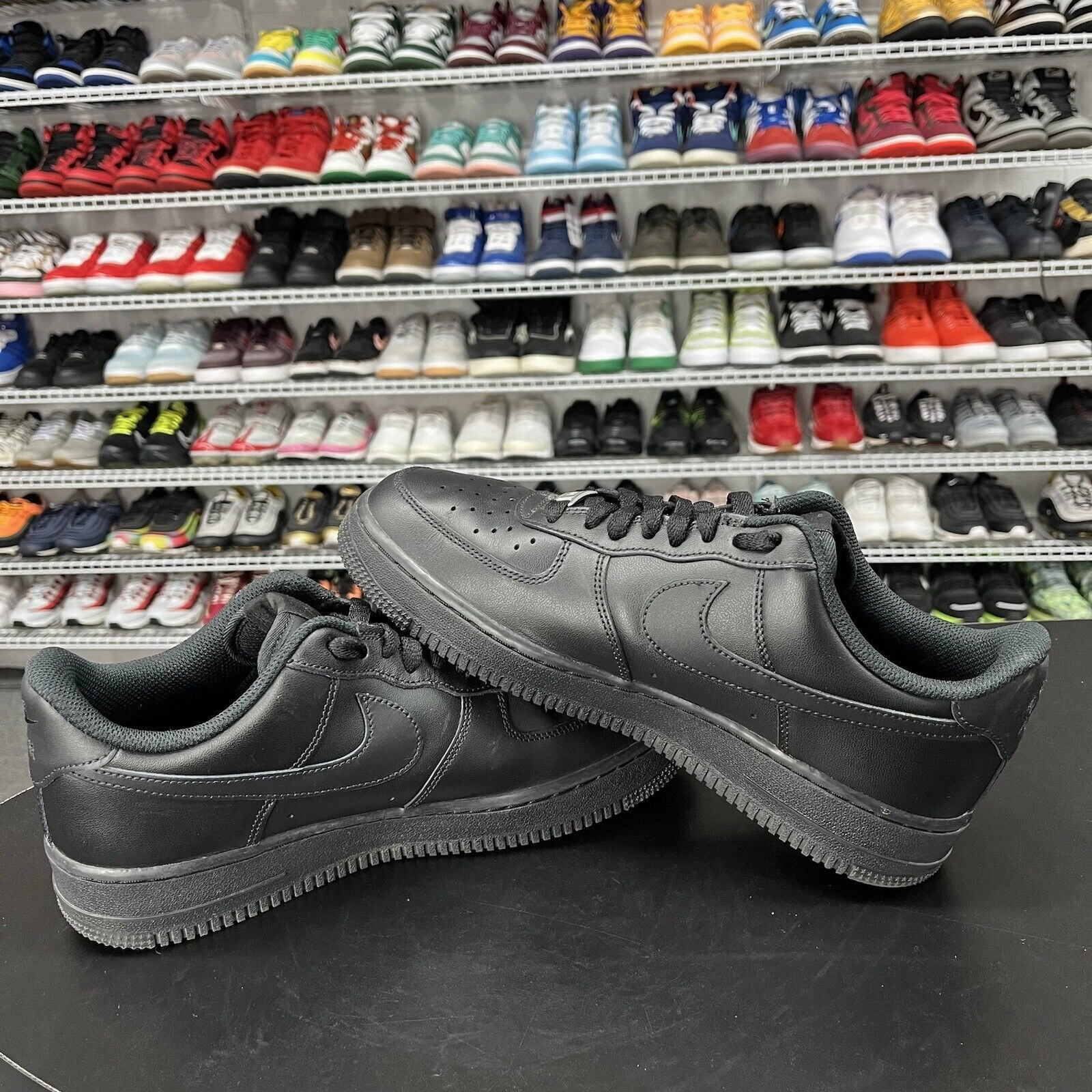 Nike Air Force 1 '07 Low Triple Black CW2288-001 Mens Size 8.5 Cheap Air Force Nike Shoes