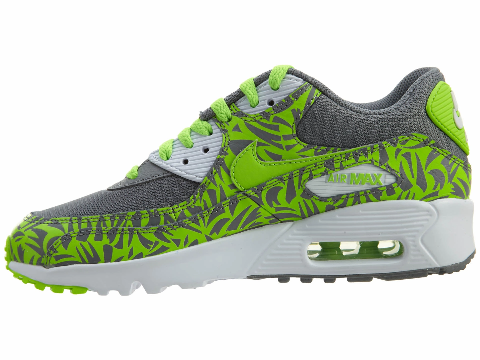 Nike Air Max 90 Print Mesh Big Kids Style : 833486 Nike Boxing Shoes.