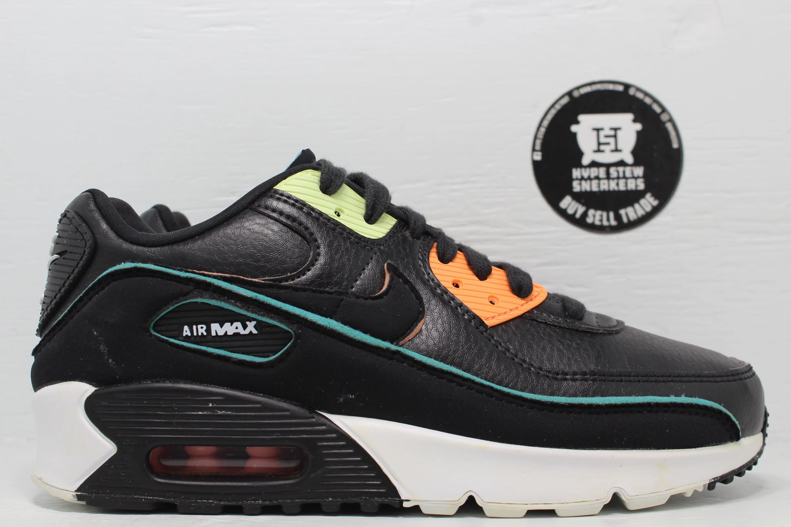 Nike Shoes Court Vision Nike Air Max 90 SE Black Multicolor (GS)