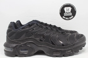 Nike Sb Vertebrae Shoes Nike Air Max Plus Triple Black (GS) No Insoles