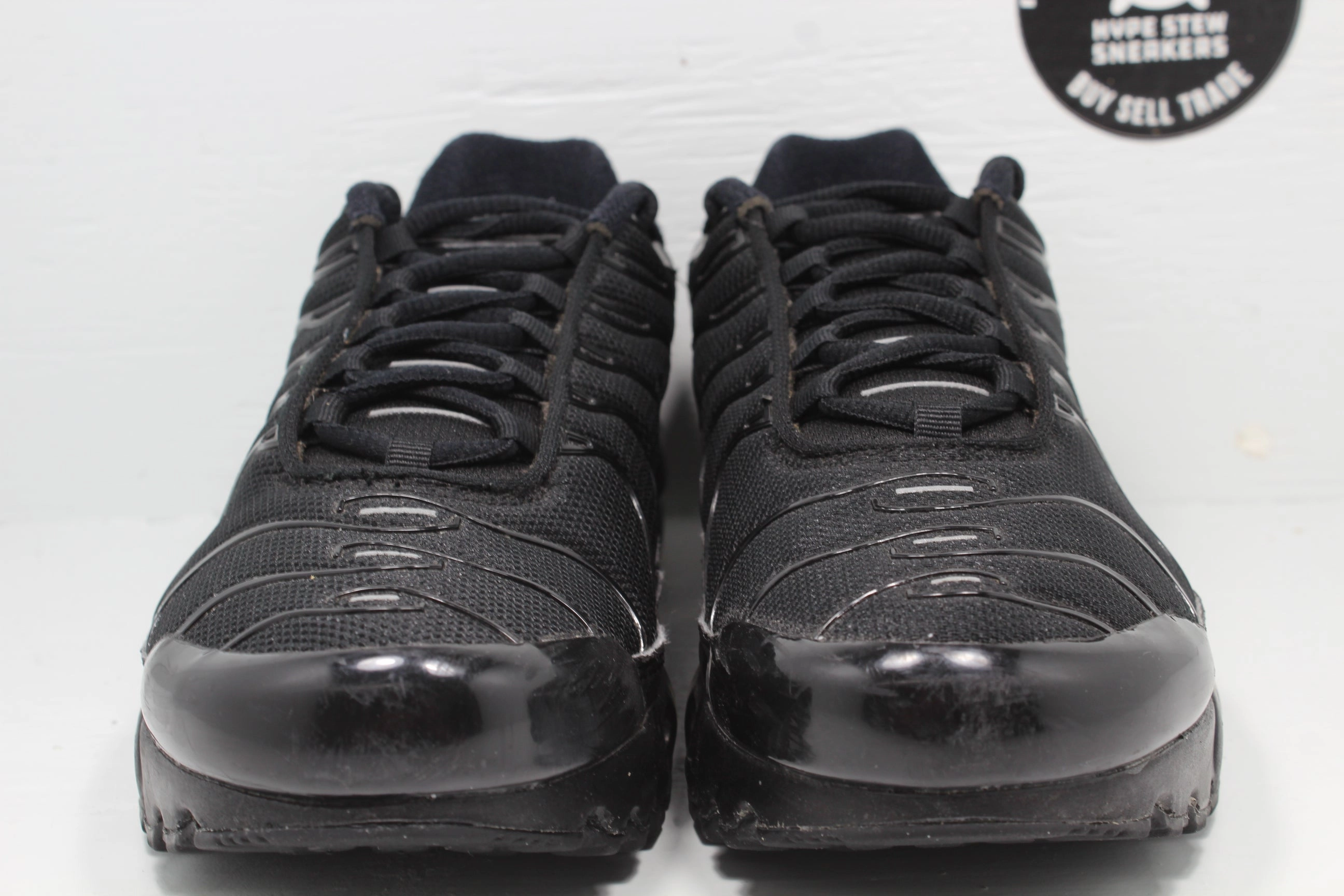 Nike Air Max Plus Triple Black (GS) No Insoles Best Basketball Shoes Nike