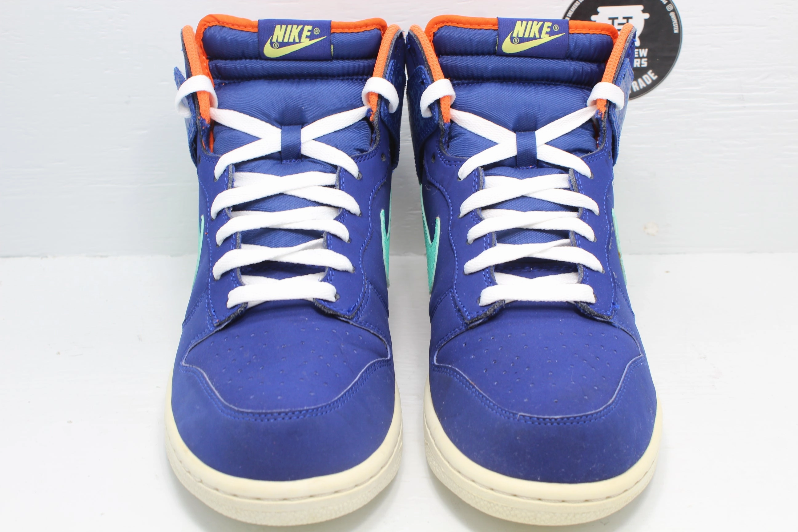 Nike Dunk High Deep Royal Blue Crystal Mint Nike Running Shoes Flyknit