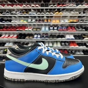 Holo Nike Shoes Nike Dunk Low Crater Blue Black GS DR0165-001 Youth Size 7Y No Insoles
