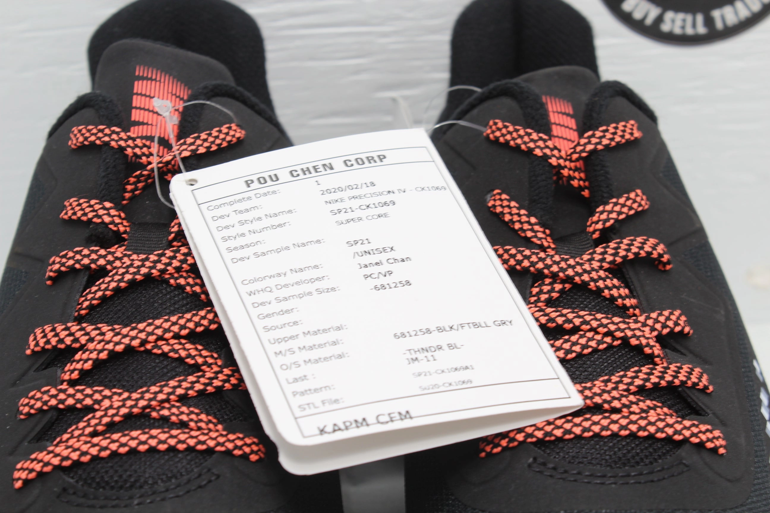 Nike Flyknit Trainer Shoes Nike Precision 4 Pixelated Swoosh Sample