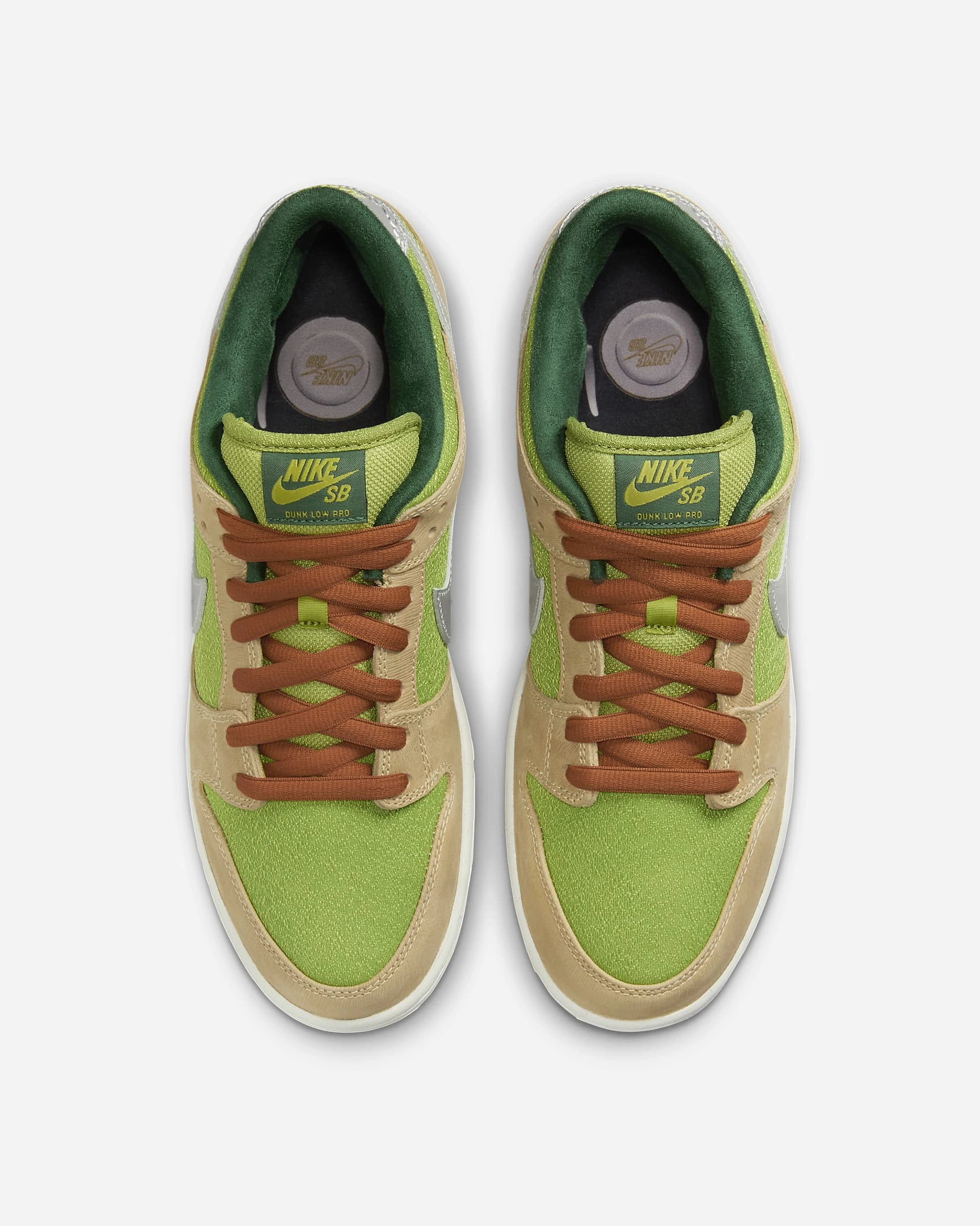 Nike SB Dunk Low Pro WC FQ7585-200 Sesame/Metallic Silver-Pear (In Store Pickup Only) Nike Terminator Shoes