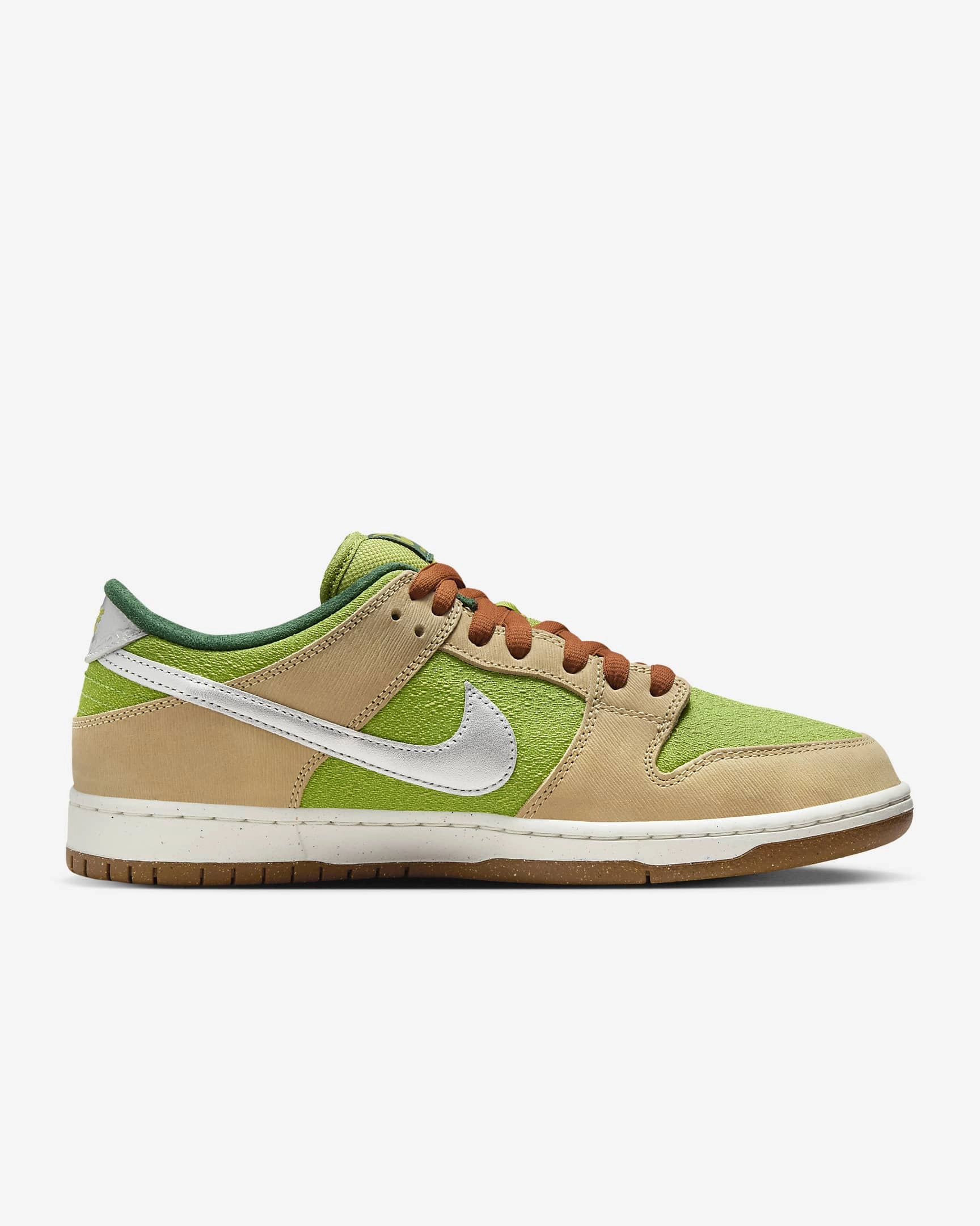 Nike SB Dunk Low Pro WC FQ7585-200 Sesame/Metallic Silver-Pear (In Store Pickup Only) Nike Air Max Basketball Shoe