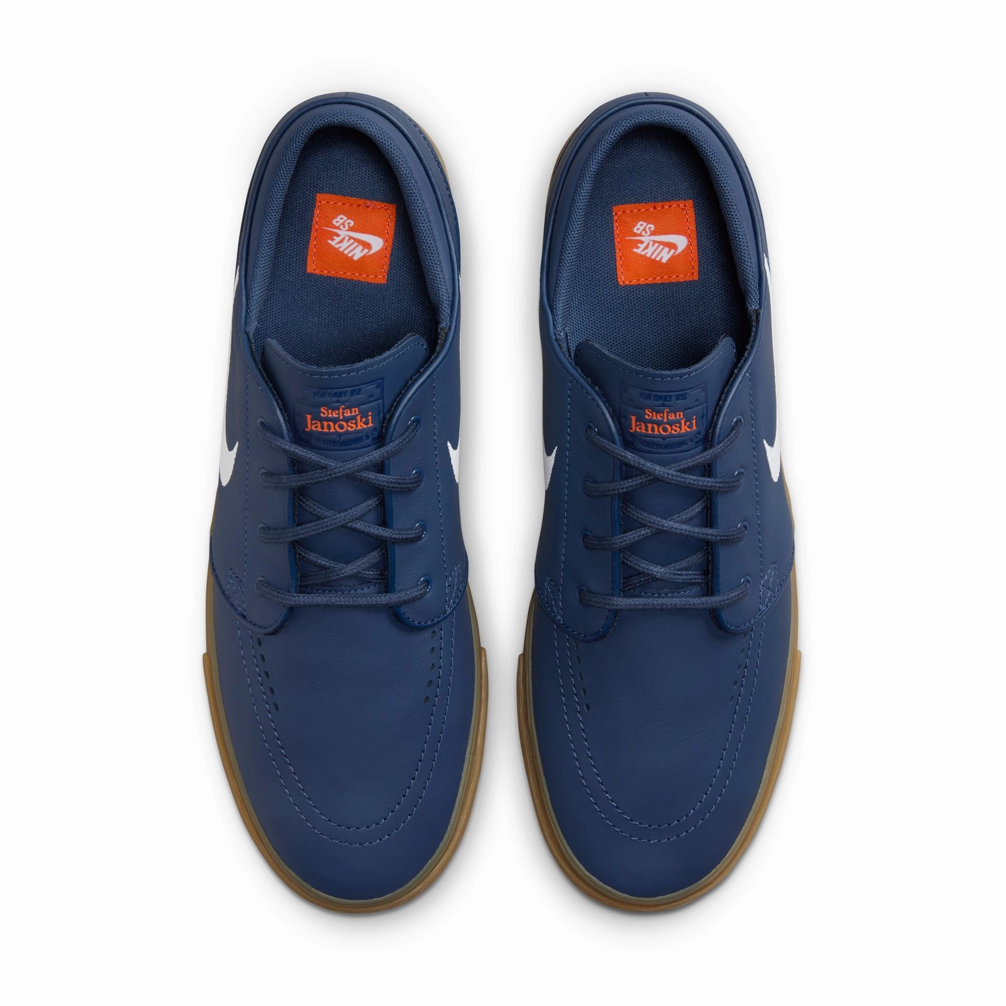 Nike Football Turf Shoes Nike SB ISO Janoski OG  Shoes - Navy/White-Gum-Light Brown