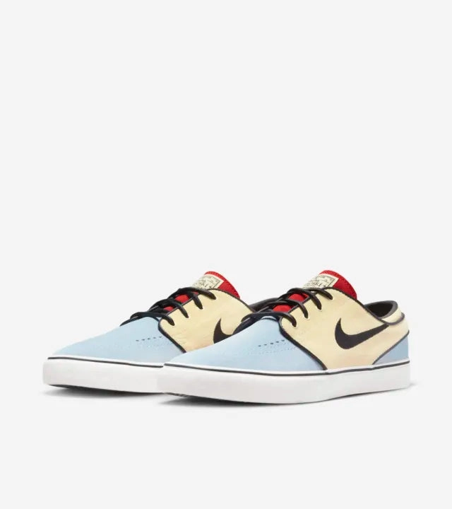 Nike SB Janoski   Alabaster and Chilli Red 90s Style Skate Shoes