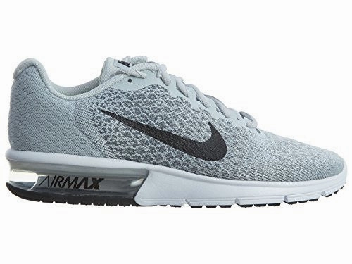 New Nike Kobe Shoes NIKE WOMENS AIR MAX SEQUENT 2 RUNNING SHOE (8, PURE PLATINUM/BLACK/COOL GREY/WOLF GREY)
