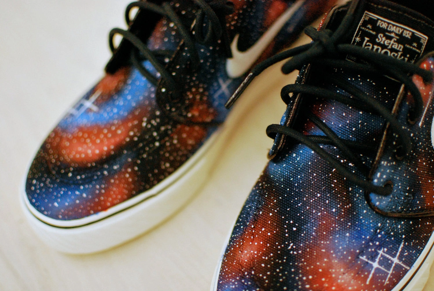 Nike Carbon Shoes Nike Zoom Stefan Janoski Blue and Orange colorways Galaxy Sneakers