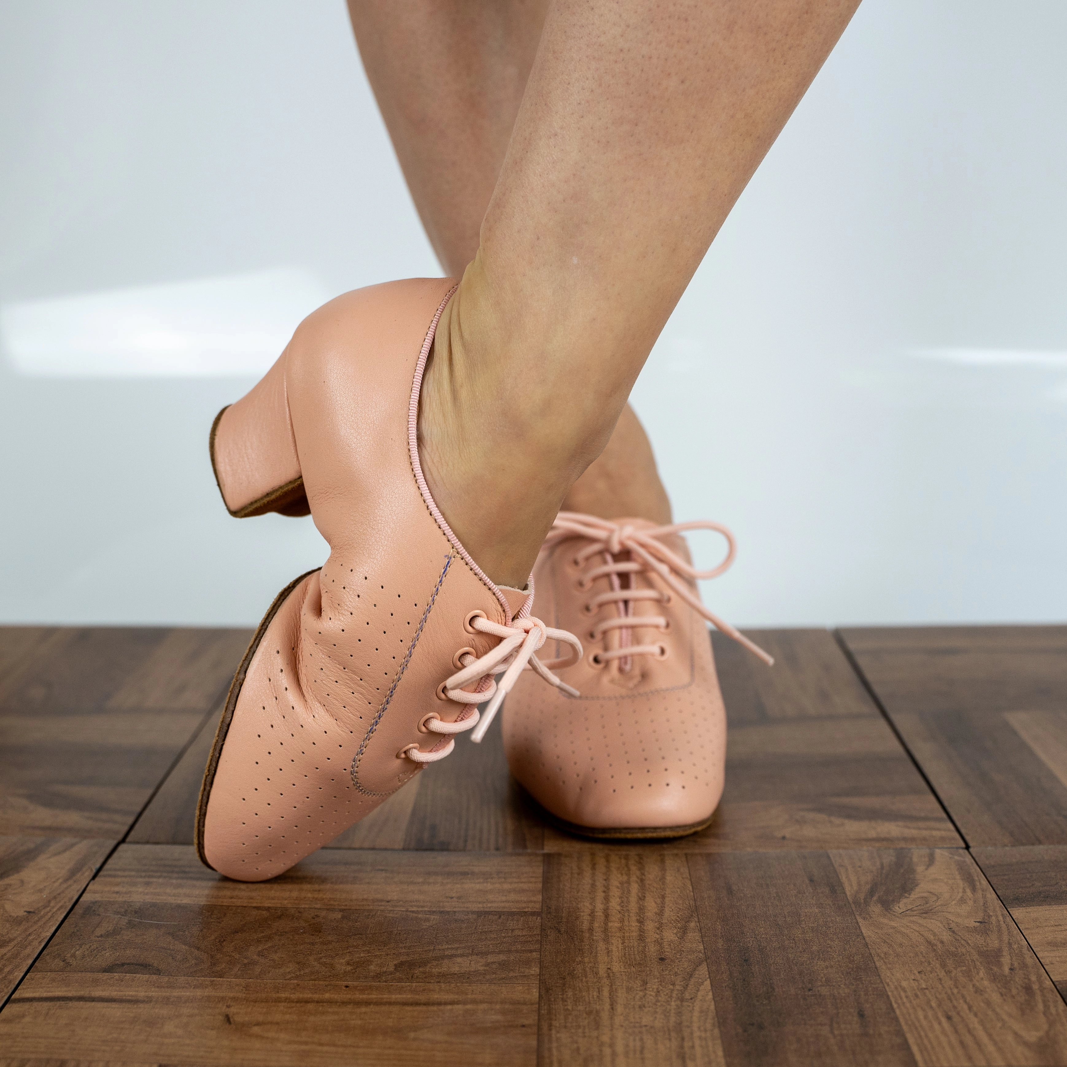 Arch Support Insoles For Heels Nina Pink Cuban Heel Leather Dance Practice Shoes with Suede Sole