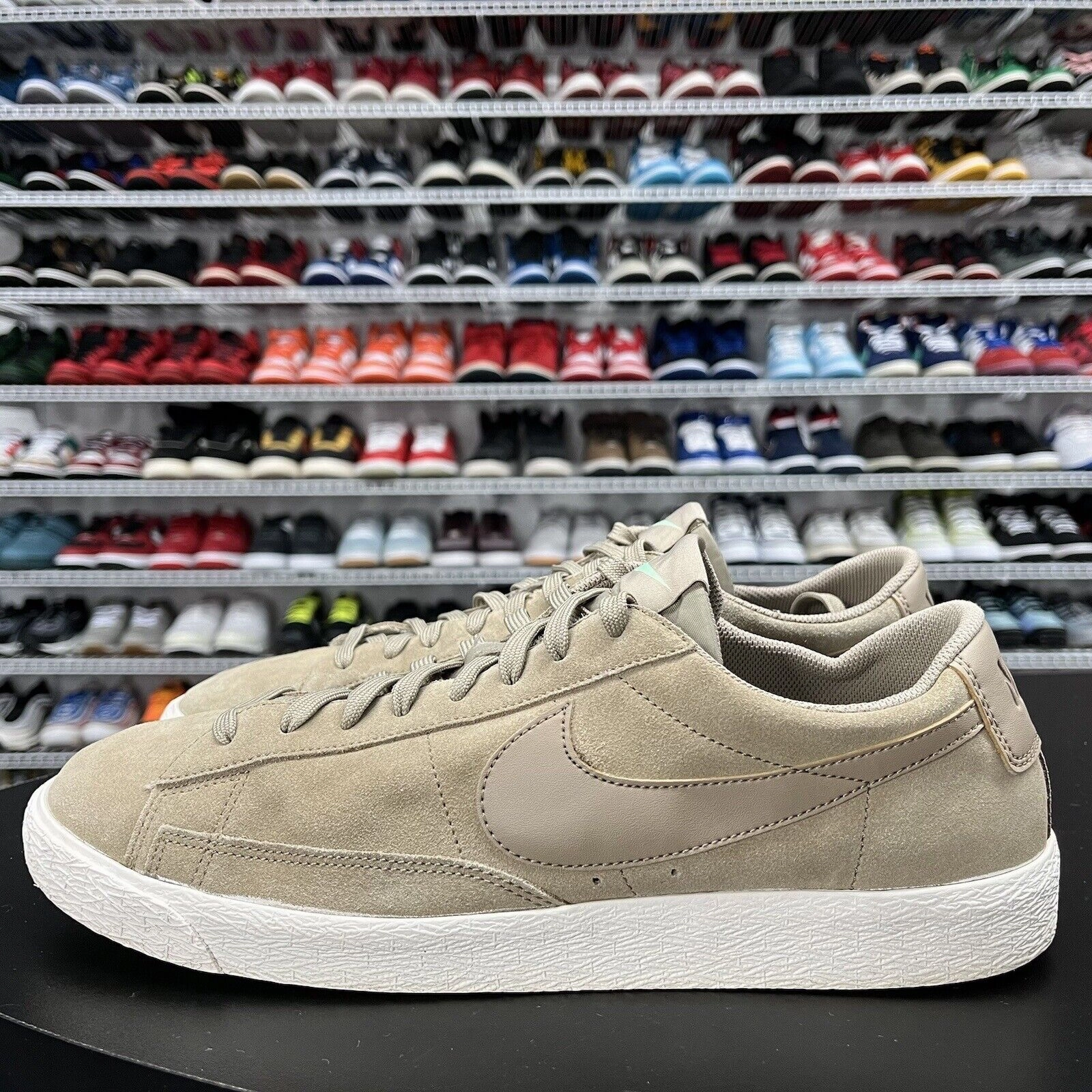 Nike Vapor Fly Running Shoes Nike Men's Blazer Low Khaki Fresh Mint 371760-208 Size 12