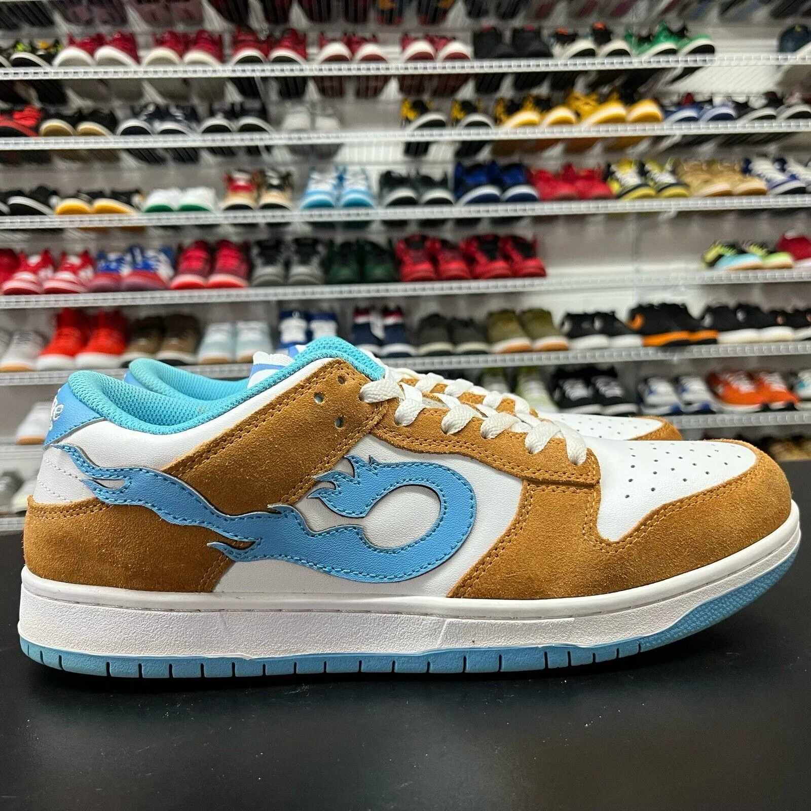 Octane Low Flammable Blue Brown Sneaker 248313 OCT men's Size 12 Coolway Sneakers