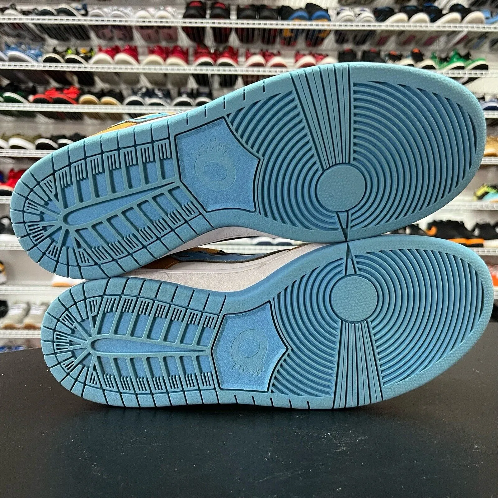 Octane Low Flammable Blue Brown Sneaker 248313 OCT men's Size 12 Sneakers Air Force 1