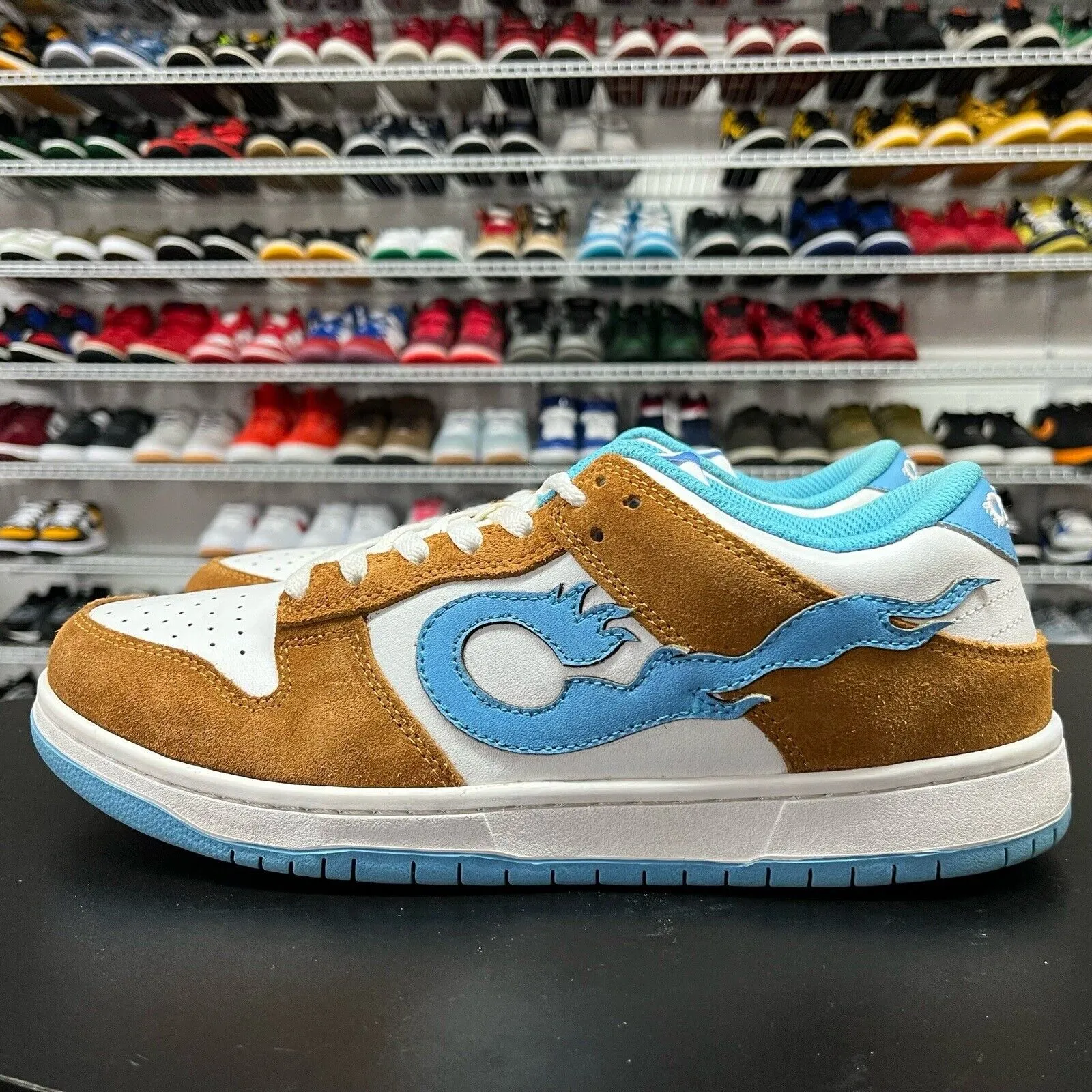 Octane Low Flammable Blue Brown Sneaker 248313 OCT men's Size 12 De Florence Sneakers Reviews