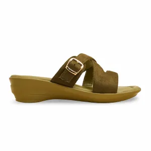 Olive Formal Slipper For Women PU0578 Slippers Hill