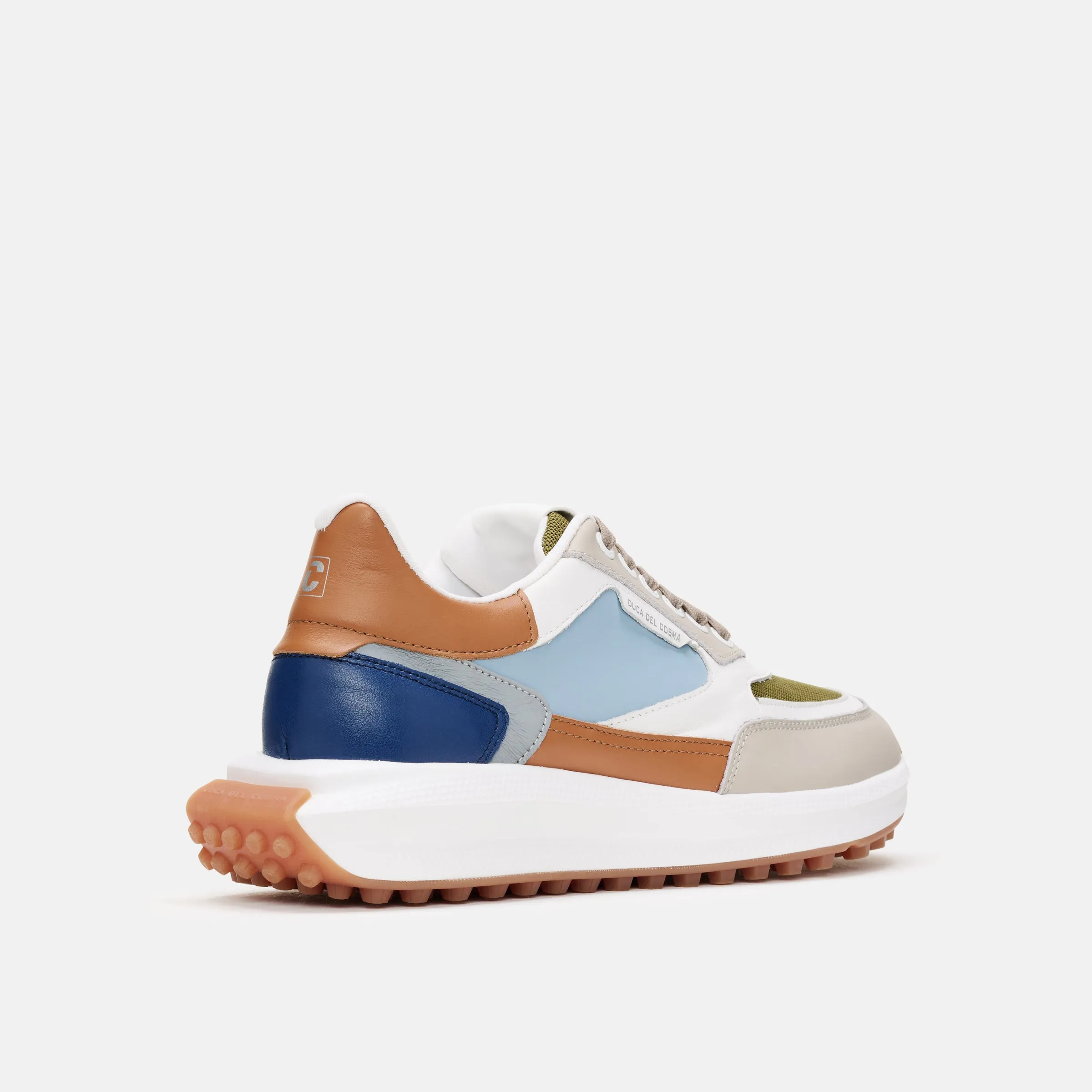 Olivera - Cognac/Blue/Grey Slip Ins Golf