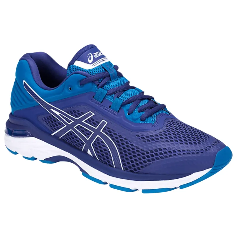 Asics Gel Venture 6 Running Shoes Mens Asics GT-2000 6 (2E) Blue Print/Race Blue