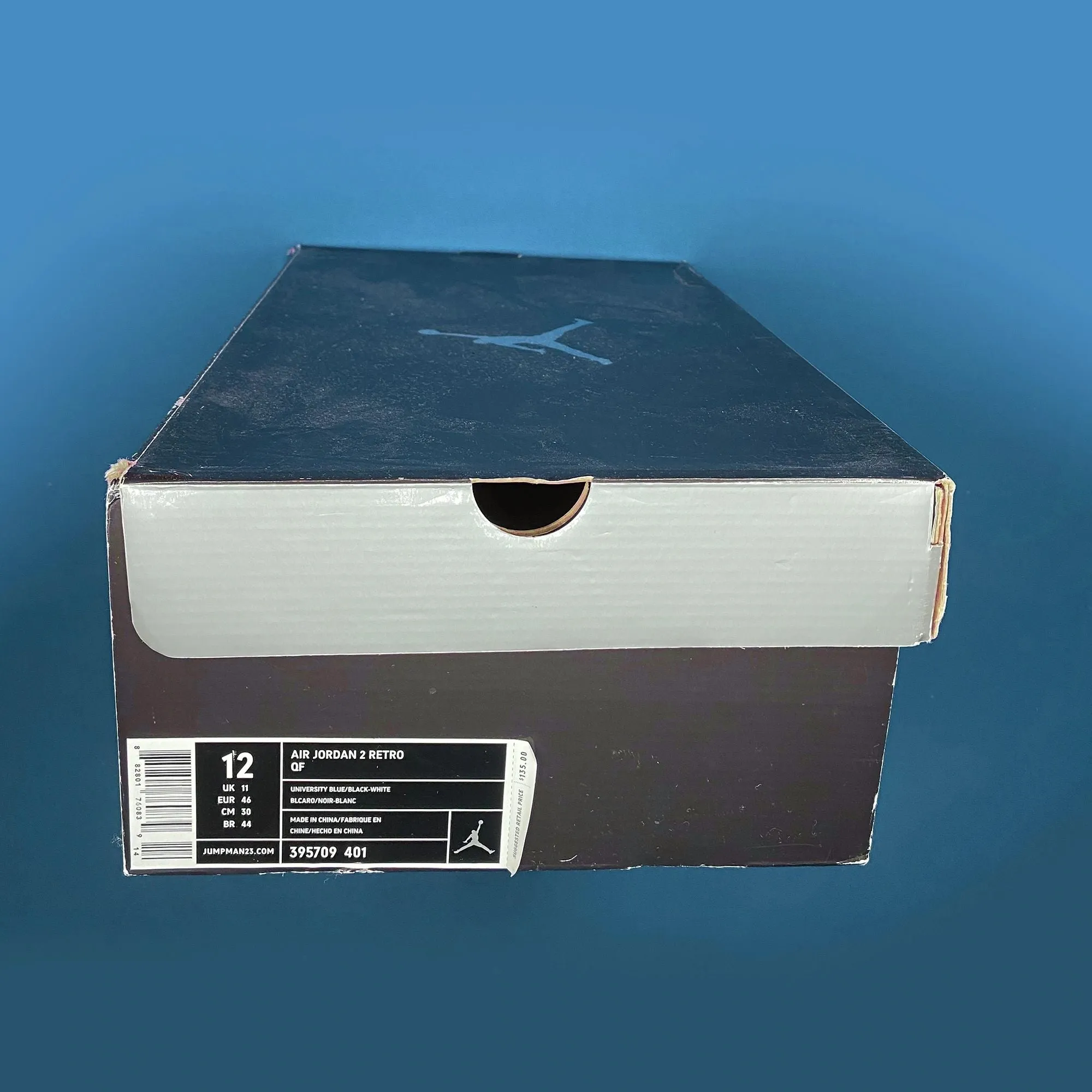 Chuck Taylor All Star Sneakers Nike Air Jordan 2 QF Custom "Wings" Label UNC