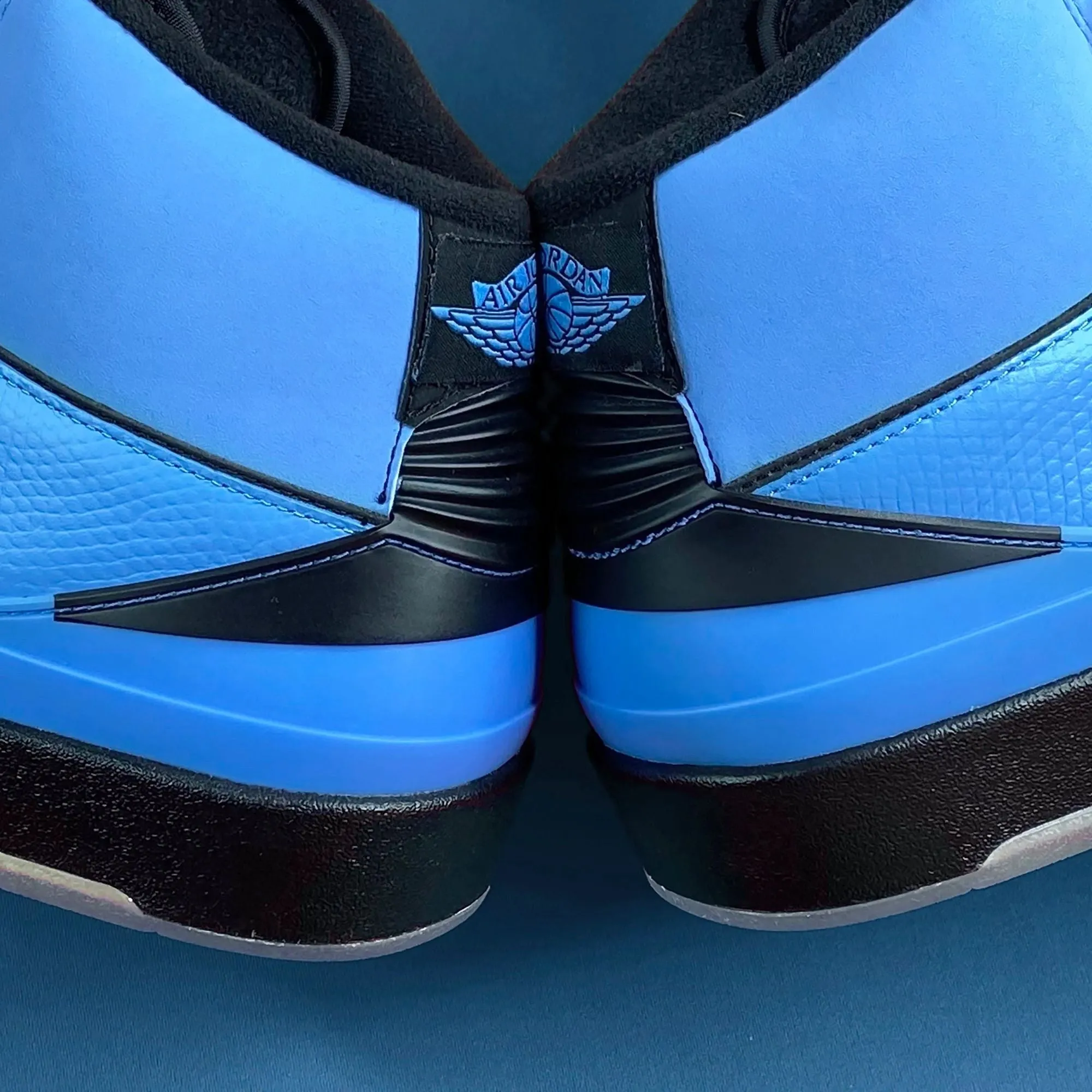 Nike Air Jordan 2 QF Custom "Wings" Label UNC Sneakers White