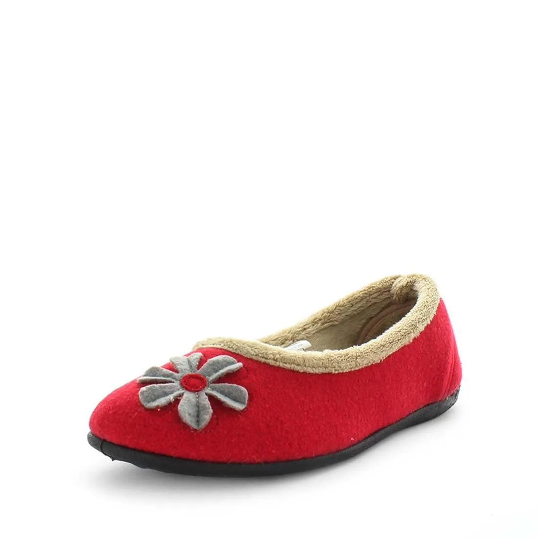 Panda Elgin Women's Slippers - Red Bootie Sock Slippers