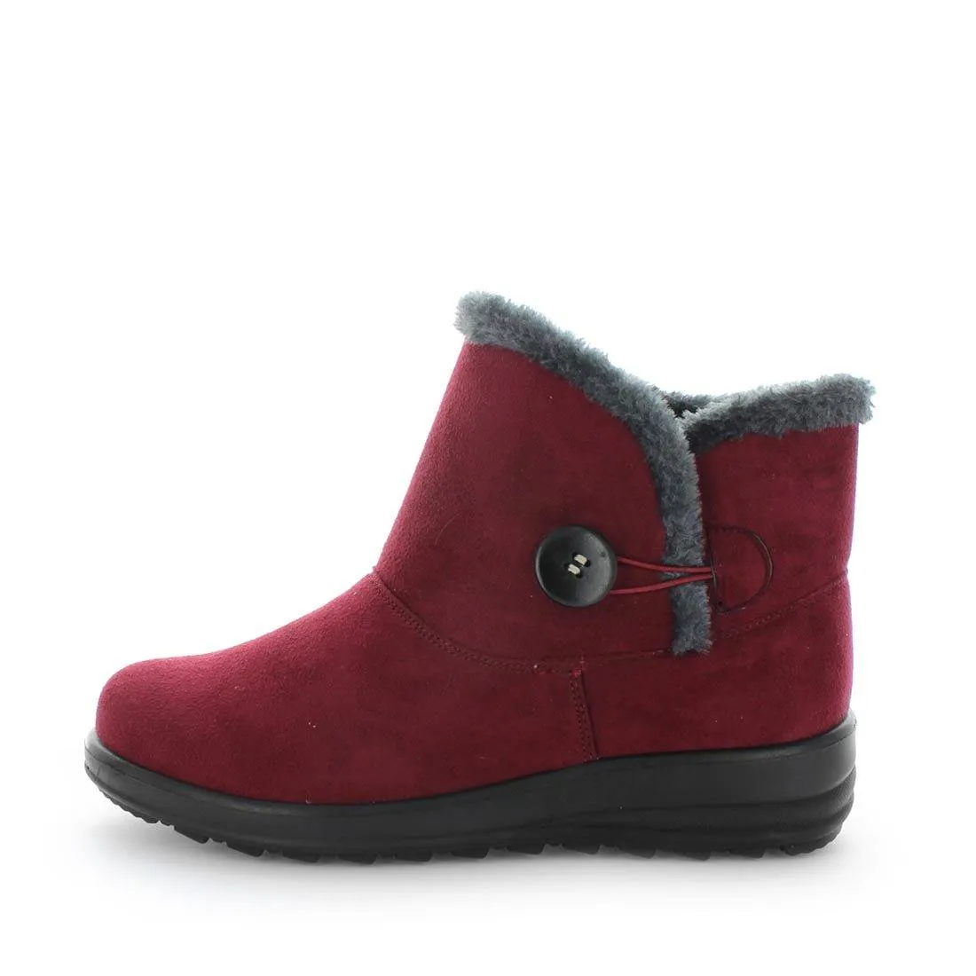 Slippers With Heel Support Panda Eugenia Women's Bootie Slippers - Burgundy