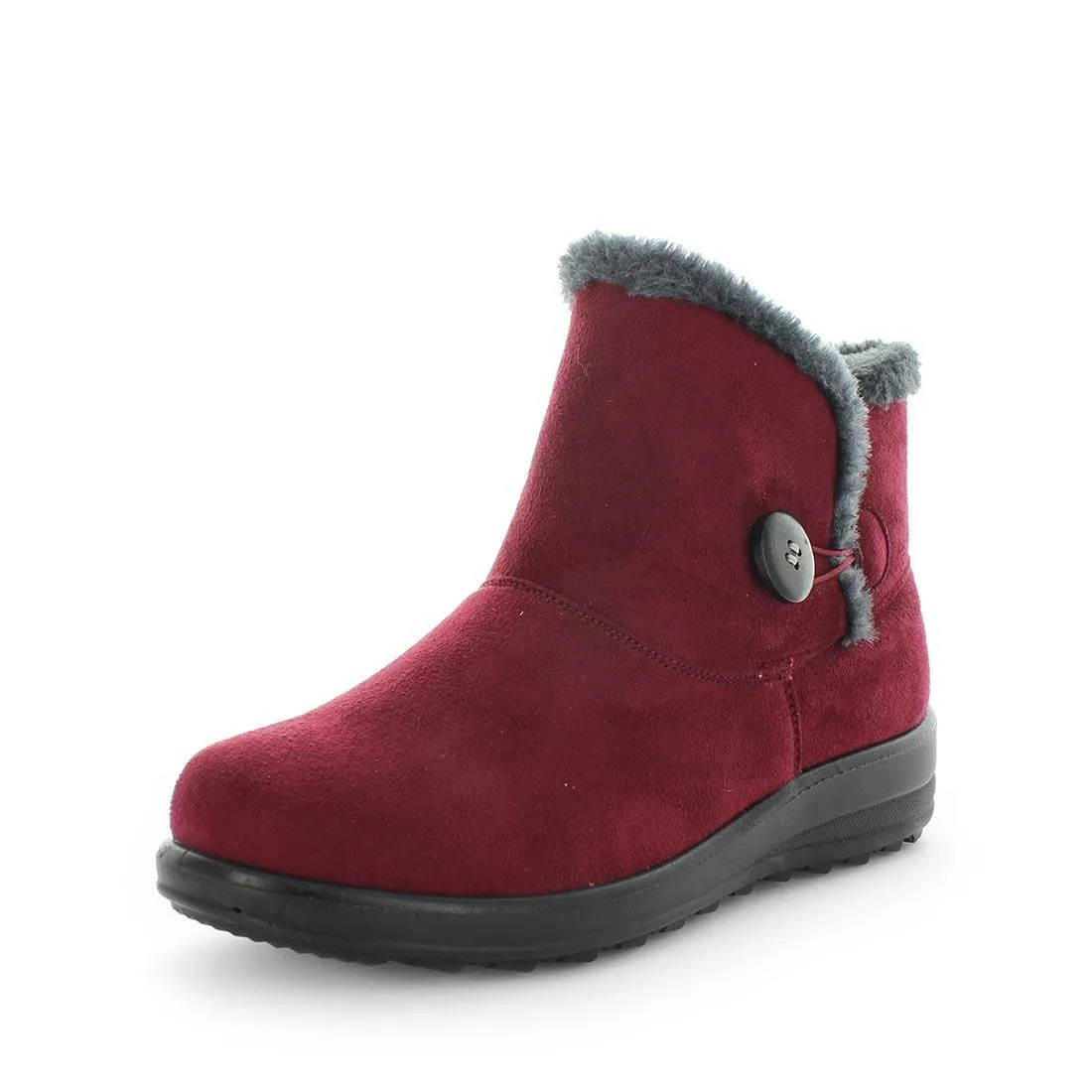 Terrifier Slippers Panda Eugenia Women's Bootie Slippers - Burgundy