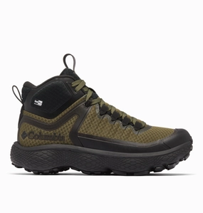 These Boots Are Made For Hiking Columbia Men Green OmniMax Escape Thrive Titanium Waterproof Hiking and Trekking Shoes
