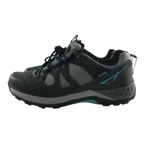 Crane walking trainers shoe size 7 grey and black with blue detailing Hiking Style Fashion Boots