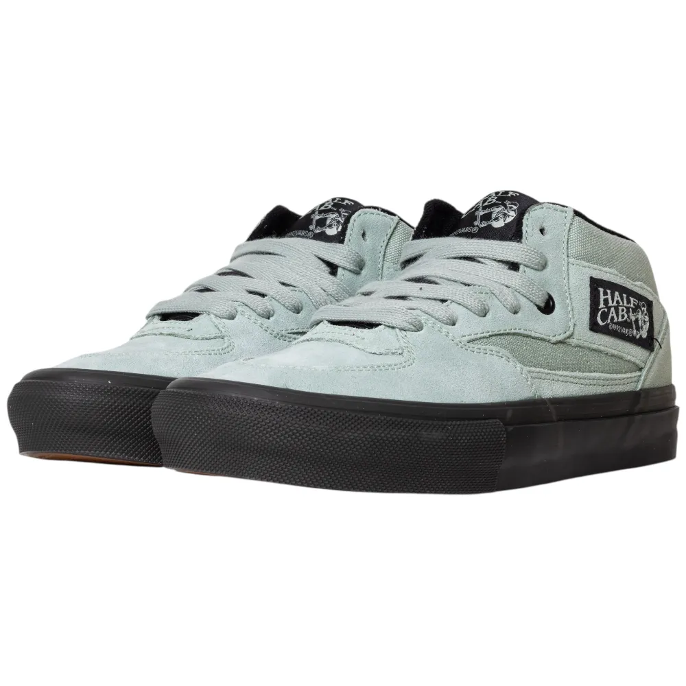 VN0A5FCDEMW1 Gray Olive Suede Skate Half Cab Vans Shoes Skate Shoe Maintenance And Fixing