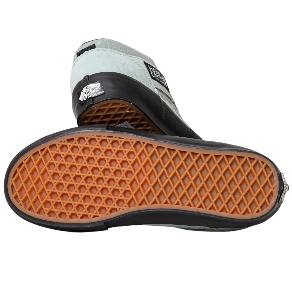 Skate Shoes Good For Walking VN0A5FCDEMW1 Gray Olive Suede Skate Half Cab Vans Shoes