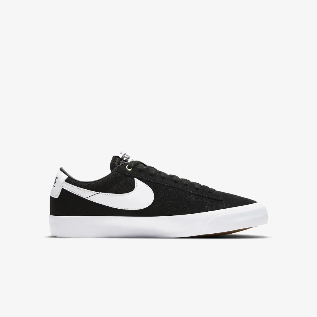 Nike SB Zoom Blazer Low Pro GT Black/White Wheel Skate