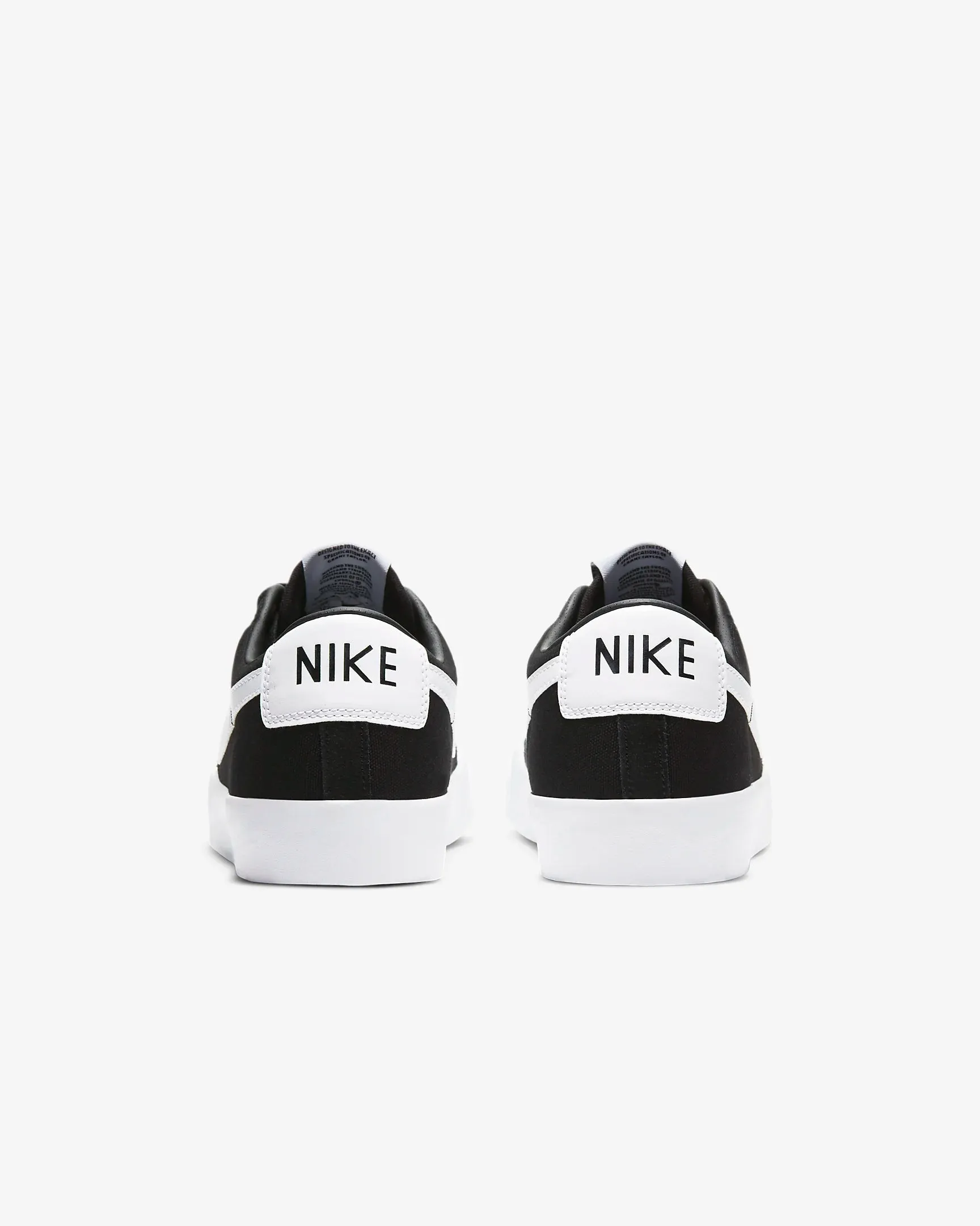 Nike SB Zoom Blazer Low Pro GT Black/White Skater Type Shoes