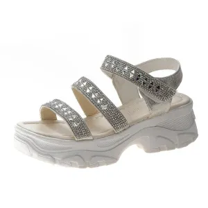 Crystal Gladiator Sandals Sandals For High Arches