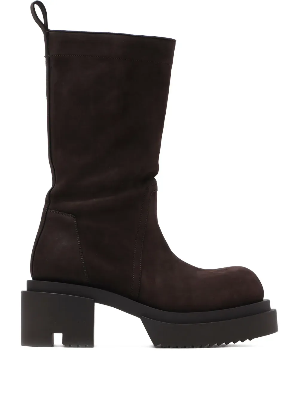 RICK OWENS - Women Calf Pull On Bogun Boots Work Boots Amazon
