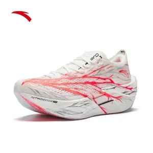 Best Running Shoe For Fat Guys ANTA Women Running Shoes C202 6 PRO 1225B5576-1 -Papyrus White/Red/Silver (Kasut Larian Perempuan)