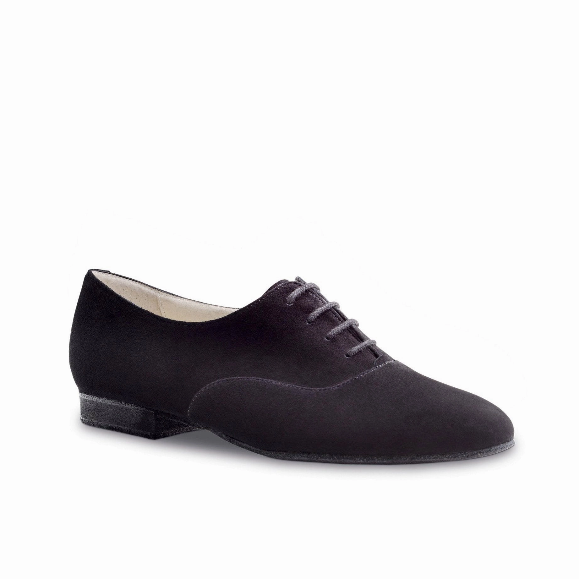 Sole Oxfords Werner Kern: Franca | Black Suede | .5" Ultralite | MED | Suede Sole