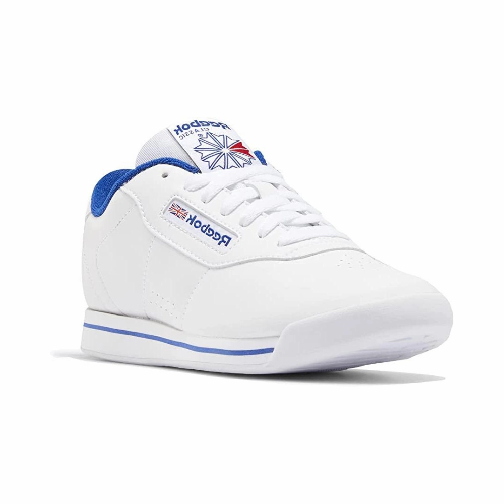 Fabric Oxfords Reebok Women's Classic Princess FV5294 Sneakers - White Royal Blue