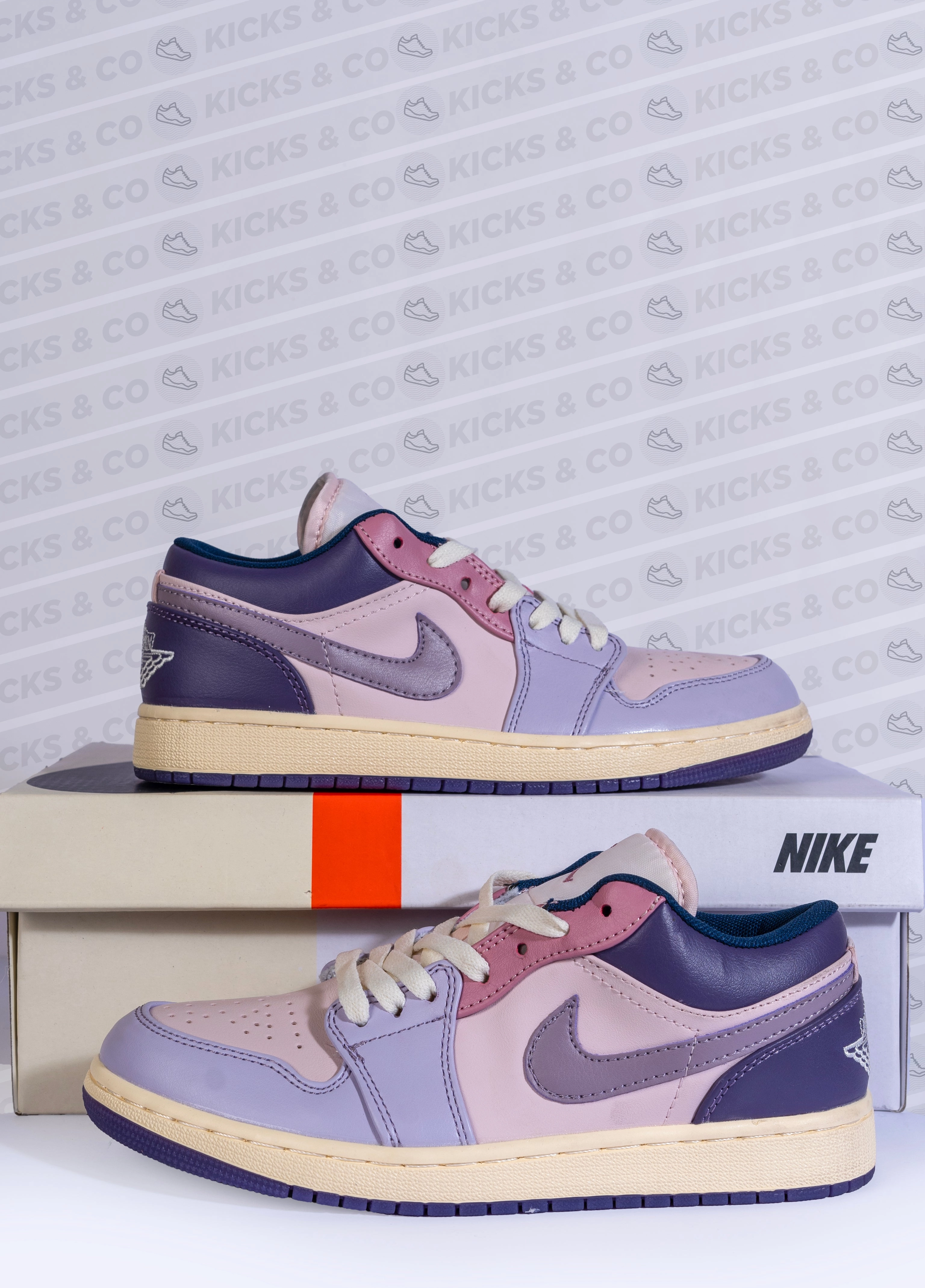 Nike Air Max Day Shoes Nike Air Jordan 1 (Pastel Pink Purple)