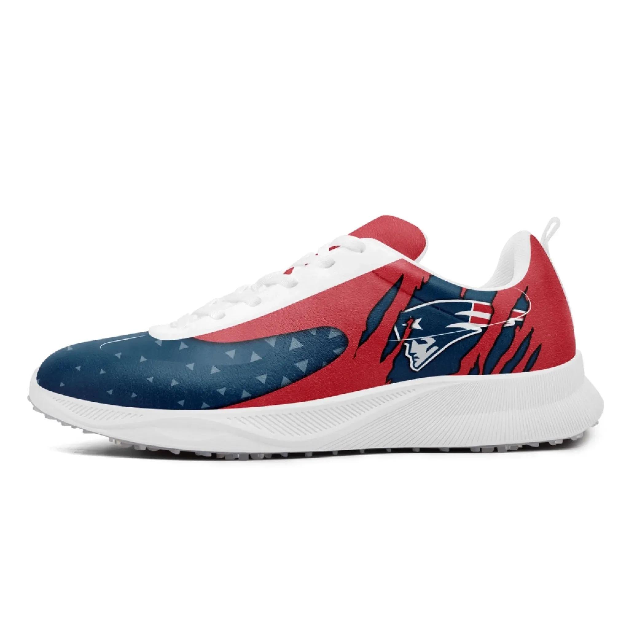 Wide Toe Box Golf Shoes Personalized Football Fan Golf Sneakers, Comfortable & Team-Spirited Golf Shoes, Your Team, Your Shoes